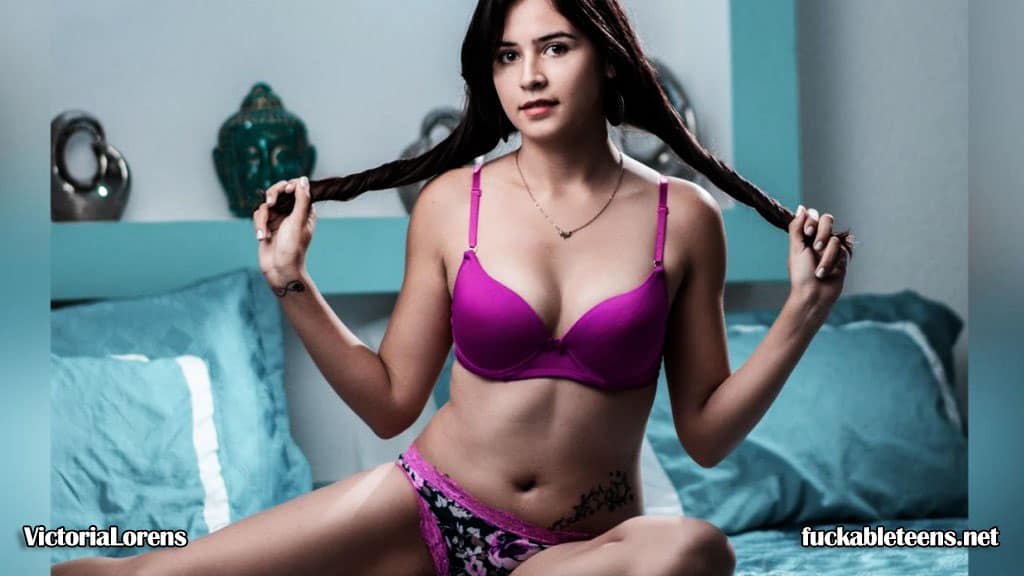 Sexy Stunning Camgirl In Glasses Masturbating